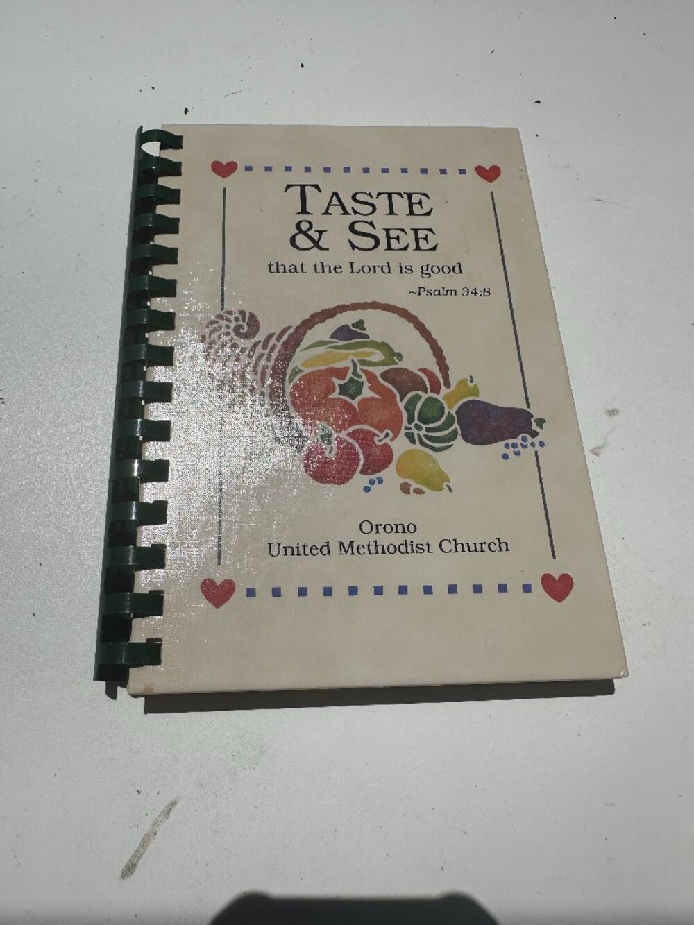106 TASTE AND SEE ORONO ME COOKBOOK  VINTAGE COPY 2003